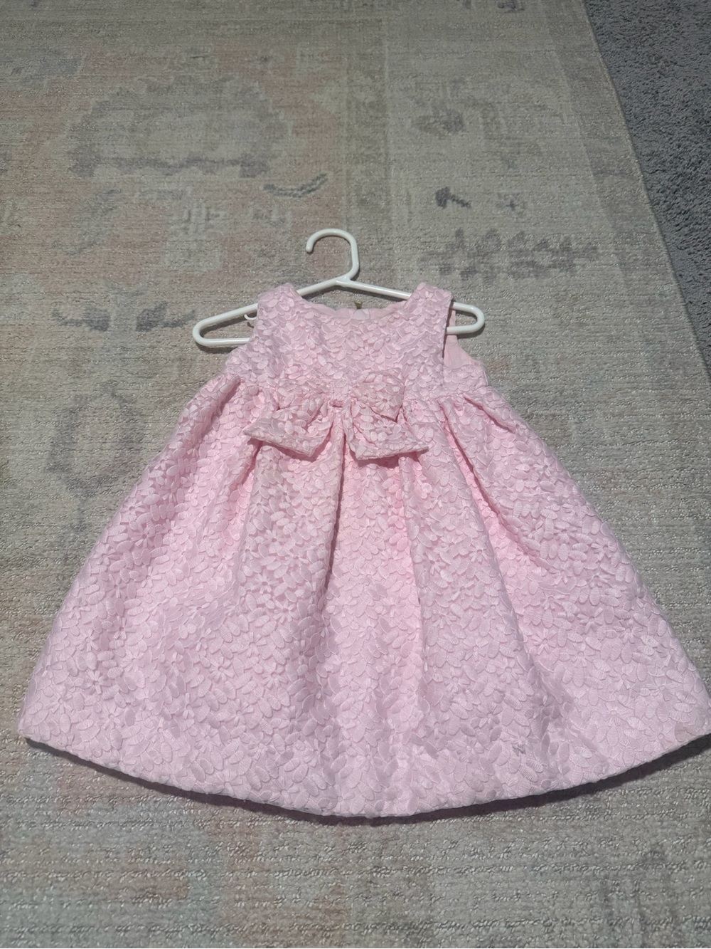 Kate Spade New York Pink Floral Lace Bow Dress